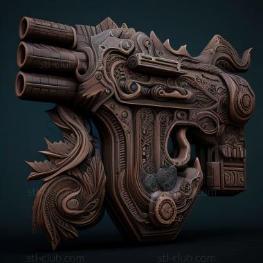 3D модель St Heavy Weapon Deluxe игра (STL)